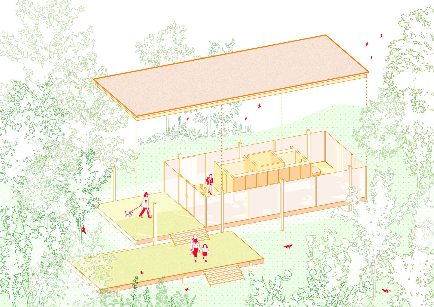 AXO ILLUSTRATED – Ebook step-by-step using sketchup and illustrator. English and Spanish version