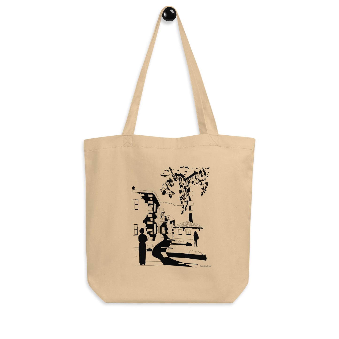 Sketchy ruins as a tote bag